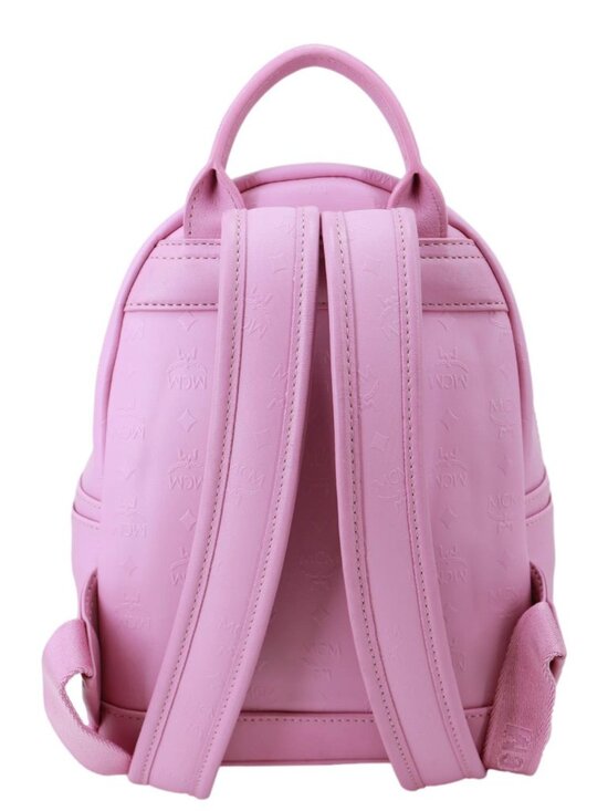 MCM  Visetos Leather Backpack Pink main image 12